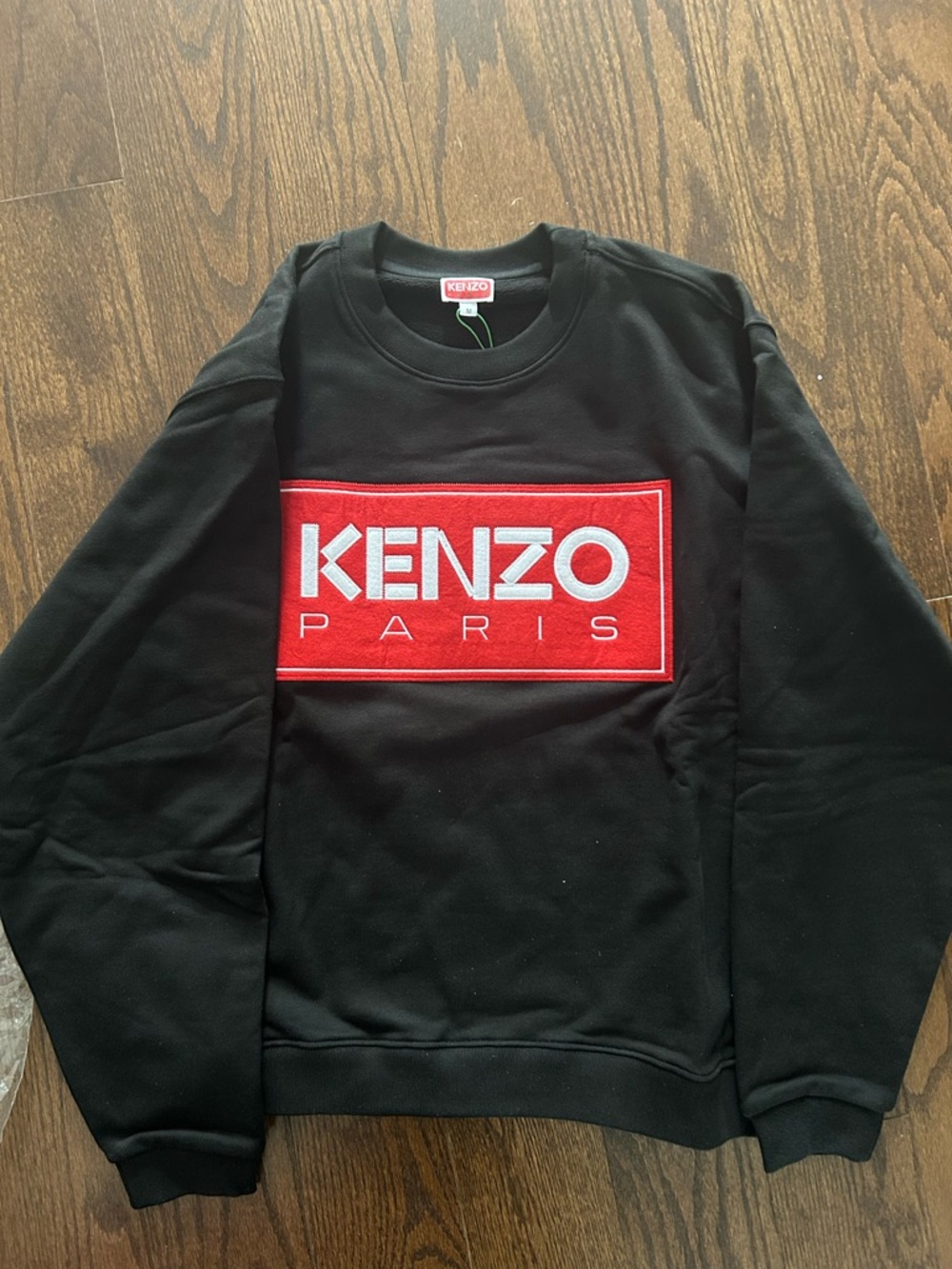 Kenzo Logo patch sweater size medium